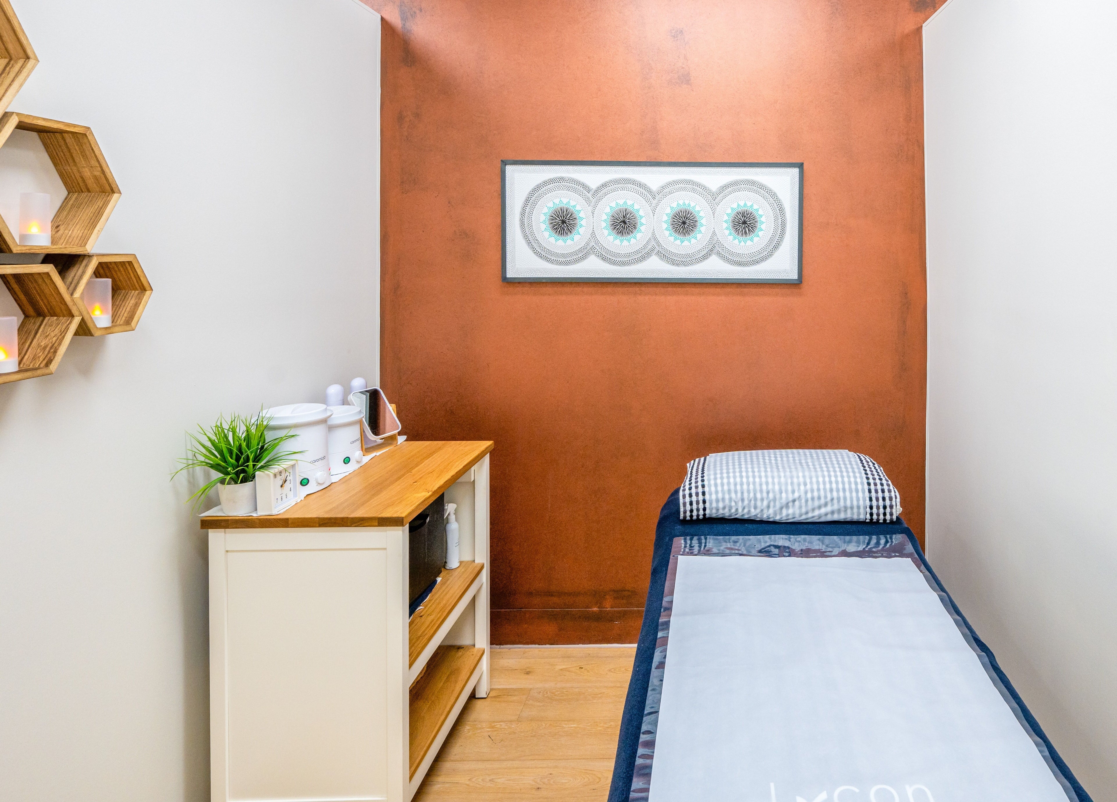 Cozy treatment room at Sorrento Skin and Beauty, Sorrento, Victoria, AU, with modern decor and relaxing ambiance.