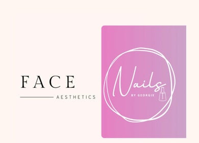 Logo for Face Aesthetics & Nails by Georgie in Gateshead, GB featuring elegant and modern design elements.