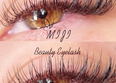 Close-up of styled eyelashes at DUARTE LOCATION in Duarte, California, US, showcasing beauty enhancement.