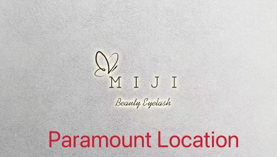 MIJI Lash PARAMOUNT location logo at Paramount, California, US, showcasing elegance and style.