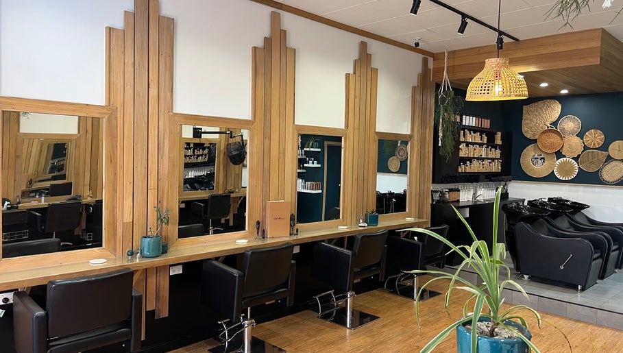 Elegant styling stations at The Hair Room at Mawson, Mawson, Australian Capital Territory, AU.