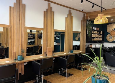 Elegant styling stations at The Hair Room at Mawson, Mawson, Australian Capital Territory, AU.