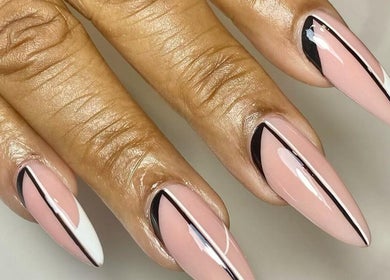 Sophisticated nail art at Euphoria Nails by Alexandria Rose, Nassau, New Providence, BS.