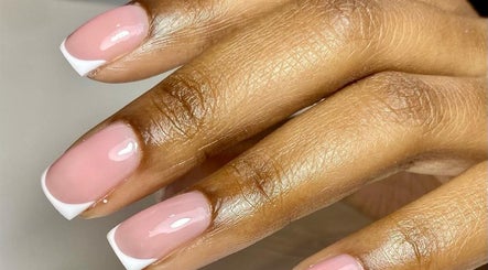 French manicure at Euphoria Nails by Alexandria Rose, Nassau, New Providence, BS.