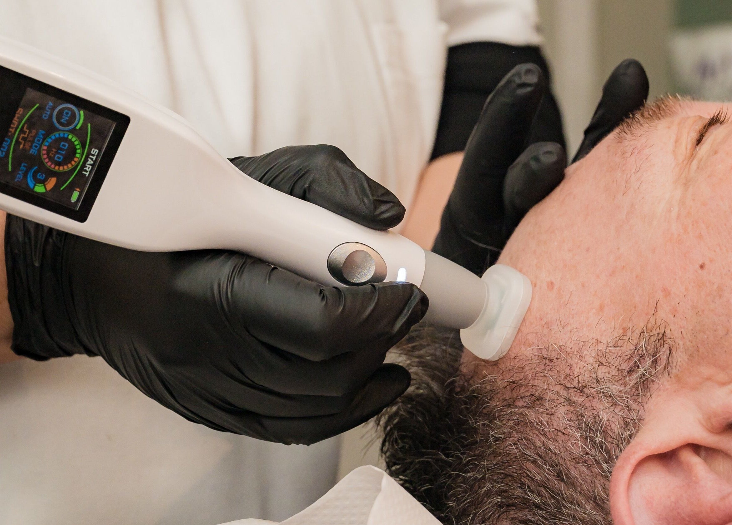 Advanced skincare treatment at Sublime Skin and Body, Cape Town, Western Cape, ZA using a high-tech device.