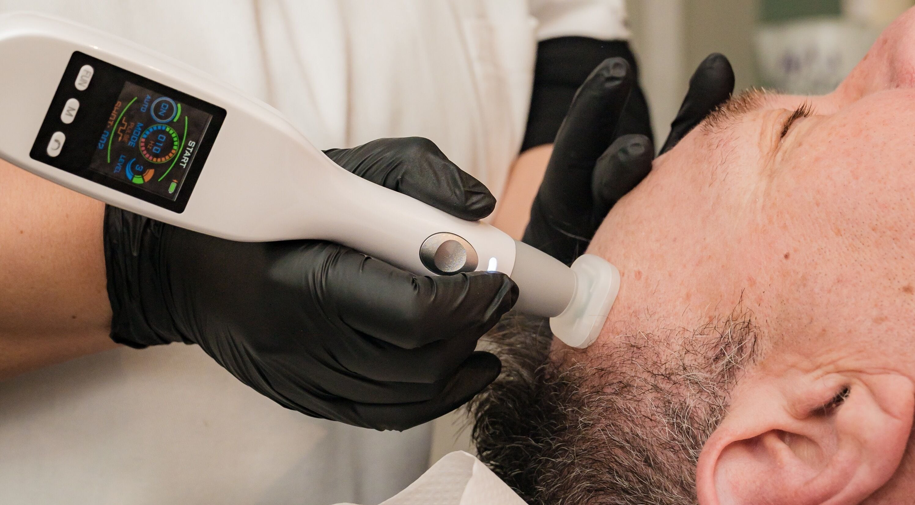 Advanced skincare treatment at Sublime Skin and Body, Cape Town, Western Cape, ZA using a high-tech device.