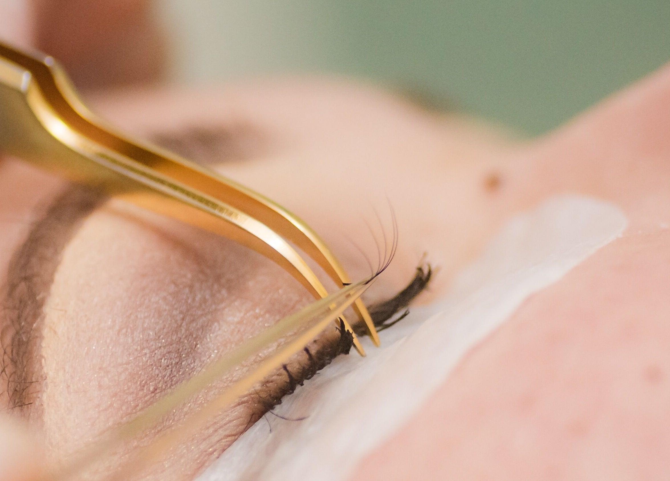 Close-up of eyelash extension at Sublime Skin and Body in Cape Town, Western Cape, ZA.
