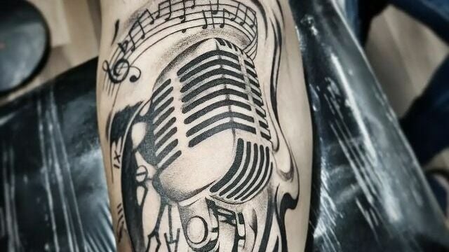 45 Music Tattoo Ideas for Audiophiles  Headphonesty