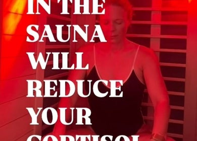 Relaxing in a sauna at Time to Float, Calf Heath, England, GB, for stress relief and wellness.