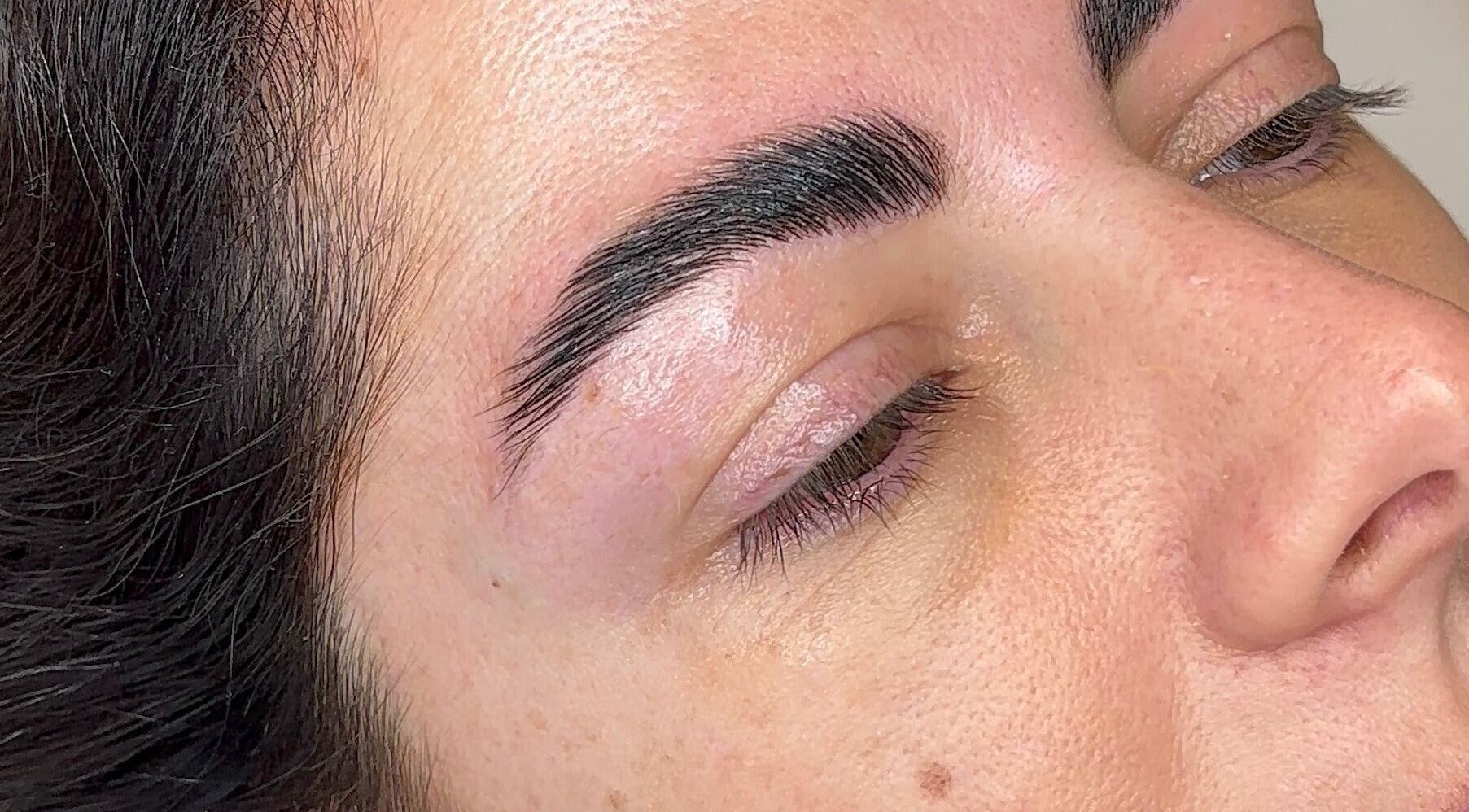 Expert eyebrow microblading at Feather & Brow, Bowers Gifford, England, GB enhances natural beauty.