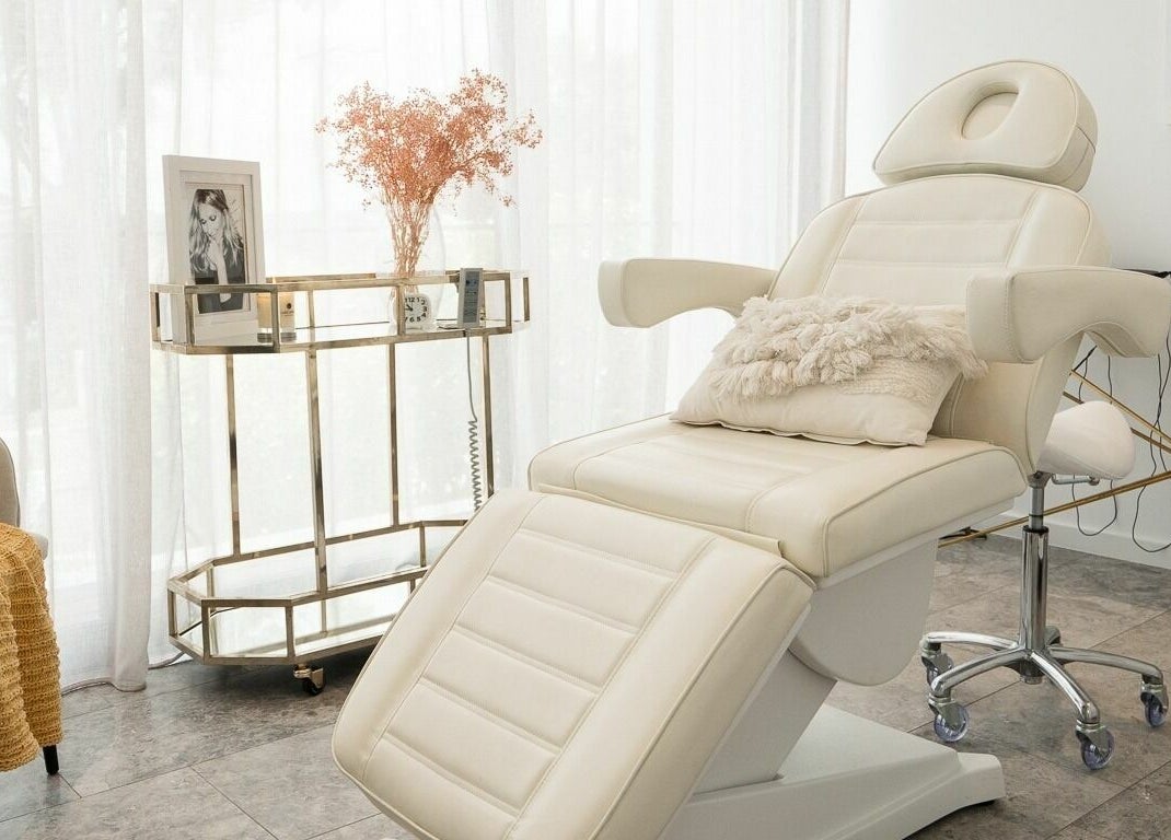 Comfortable spa chair at By Stella in Cronulla, New South Wales, AU, offering a serene relaxation space.
