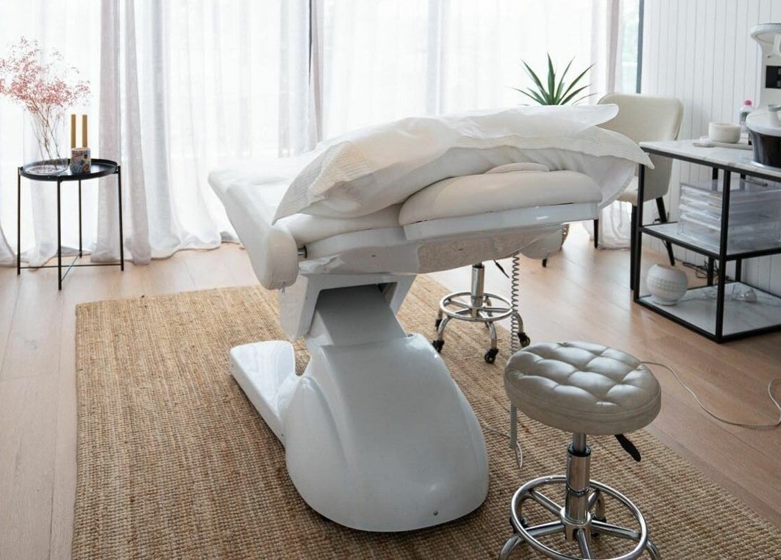 Luxurious spa treatment room at By Stella, Cronulla, New South Wales, AU with sleek design and calming decor.