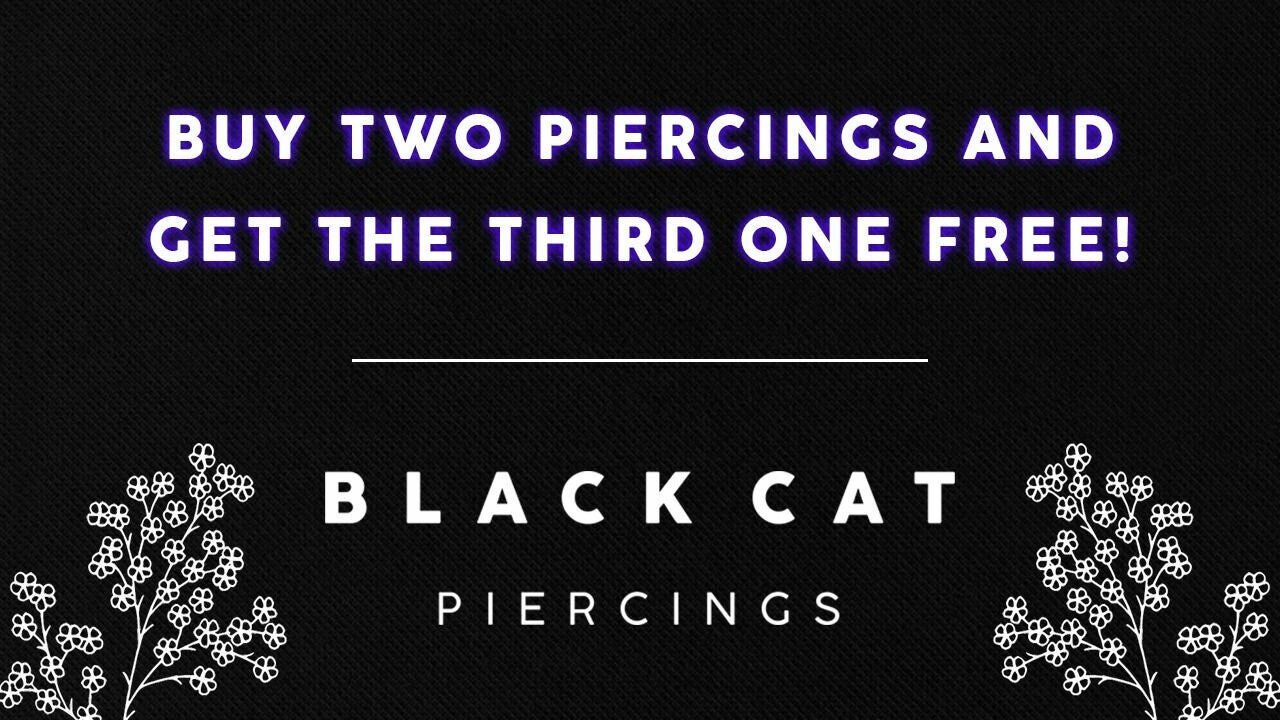 Black Cat Piercings 2 Ixia Street 1204 Milpark Cape Town Fresha