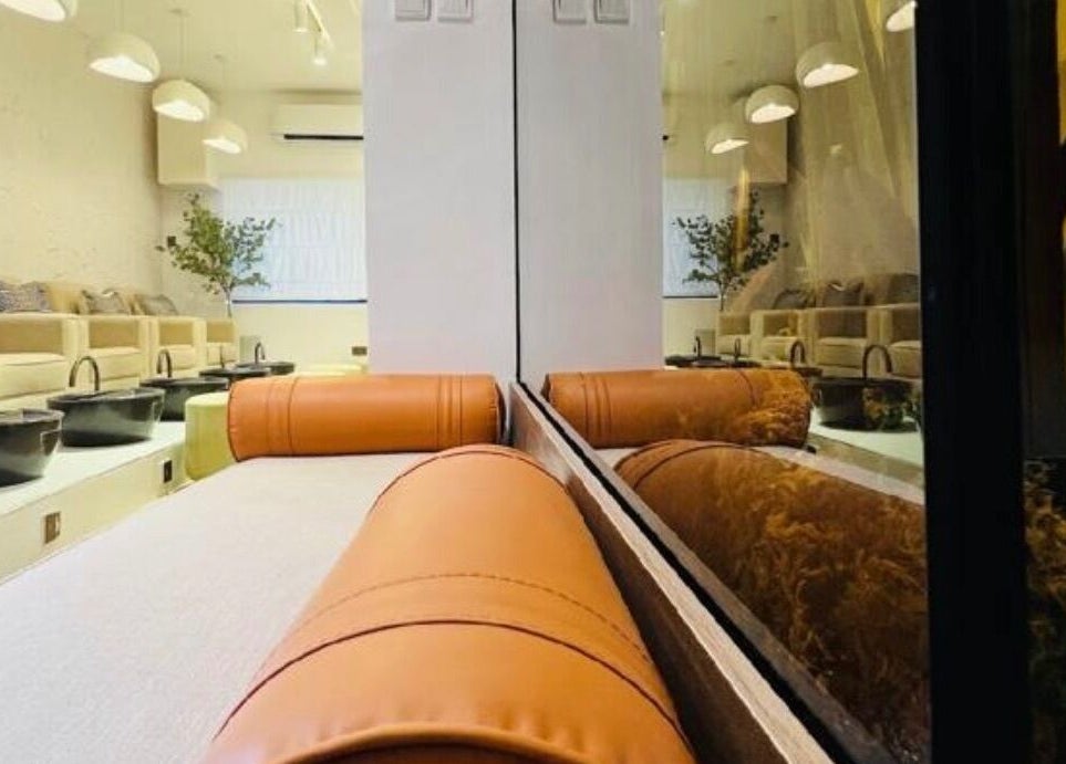 Chic relaxation area at The Triplets Studio, Lagos, Lagos, NG, showcasing plush seating and modern decor.