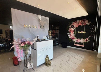 Elegant reception area at Fourways (Merrow Down Lifestyle Centre), Sandton, Gauteng, ZA with floral decor.