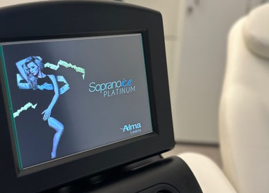 Soprano ICE Platinum laser machine at Boni Beauty Clinic, Luxembourg, LU for advanced beauty treatments.