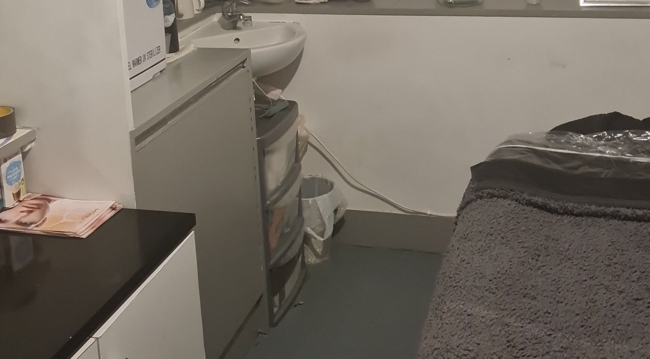 Cozy treatment room at JC Relaxation and Beauty (Above TFC Gym), Sheffield, England, GB, featuring a treatment bed.