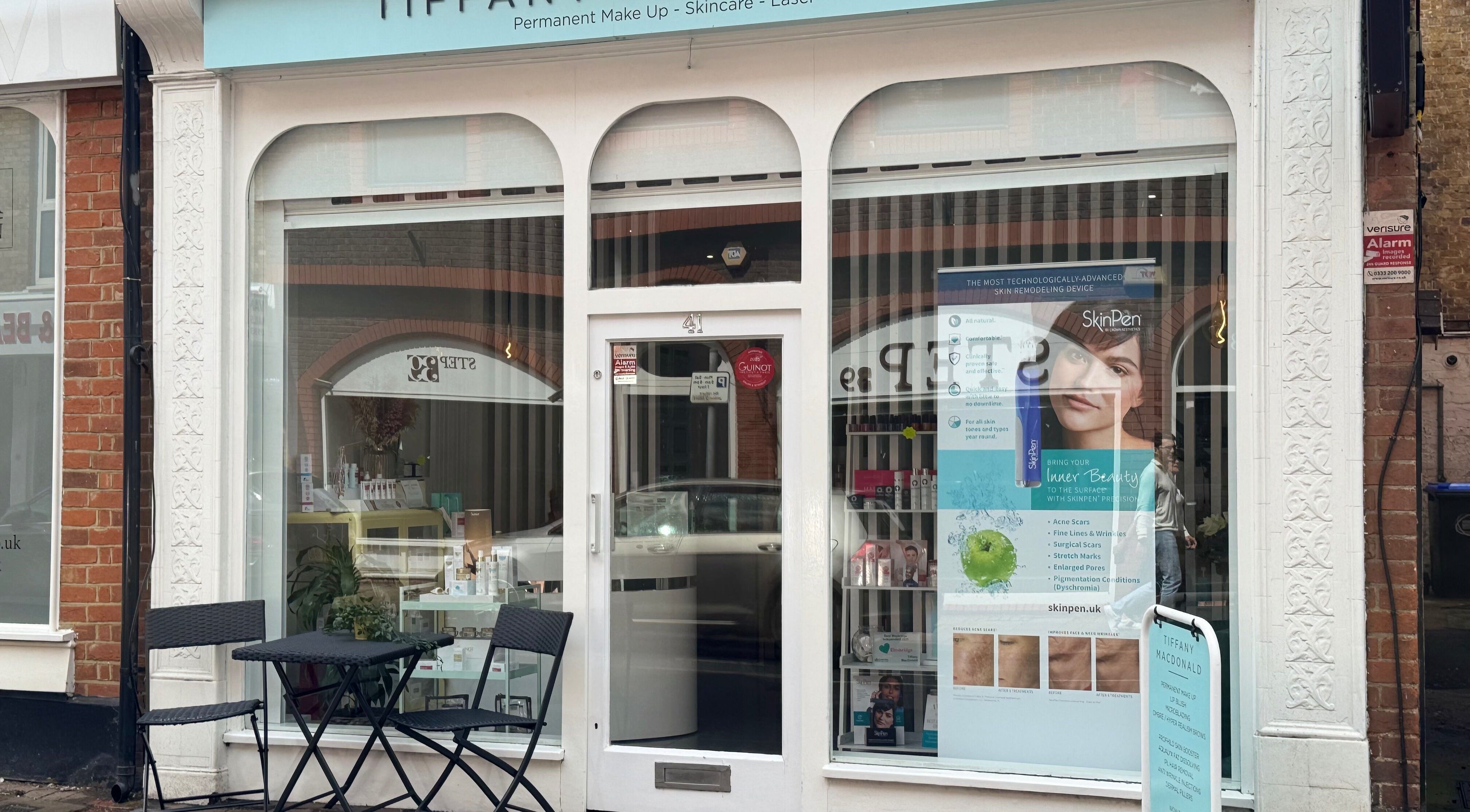 Tiffany MacDonald - Permanent Make Up - Skincare - Laser shopfront in Weybridge, England showcasing advanced aesthetics.