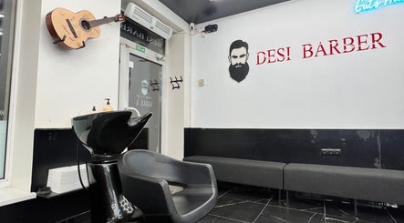 Desi (Brivibas Iela) barber interior with stylish decor in Rīga, LV.