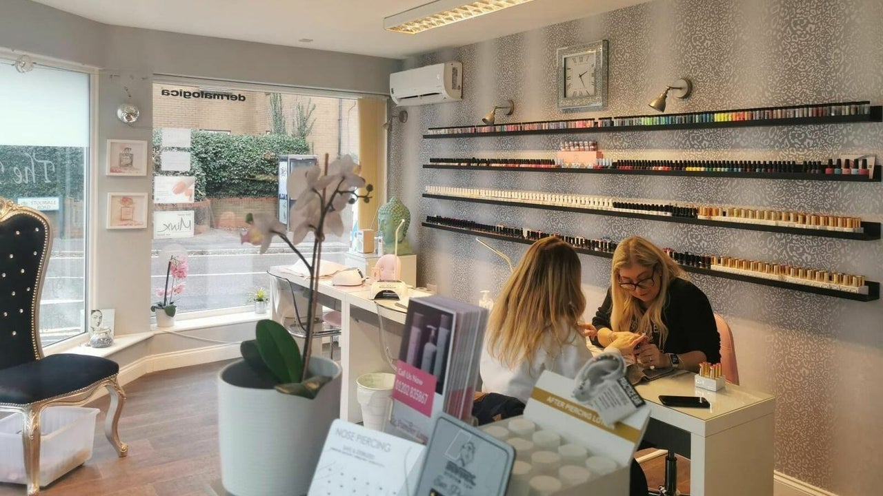 Bournemouth, Dorset UK. 13th July 2020. With further easing of Coronavirus  Covid-19 restrictions Beauty Salons (some treatments) Nail Bars are allowed  to reopen. Five Star Nails open for business at Bournemouth. Credit:
