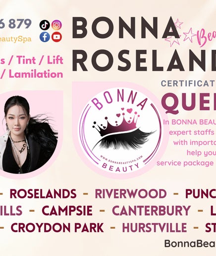 Bonna Beauty Roselands and Canterbury Eyelash Extensions Lashes by Queenie صورة 2