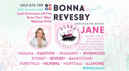 Bonna Beauty Revesby Eyelash Extensions, Makeup, Lash Lift by JANE