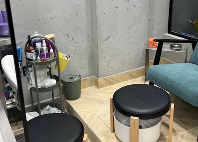 منطقة بيديكير مميزة في صالون ساليس برو، الدمام، المنطقة الشرقية، السعودية.