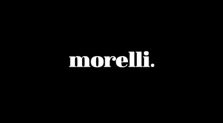Stylish black background with 'morelli.' text, representing a venue in Bridgetown, Saint Michael, BB.