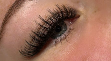 Close-up of enhanced eyelashes at Stephanie Rose Aesthetics in CESSNOCK, New South Wales, AU.