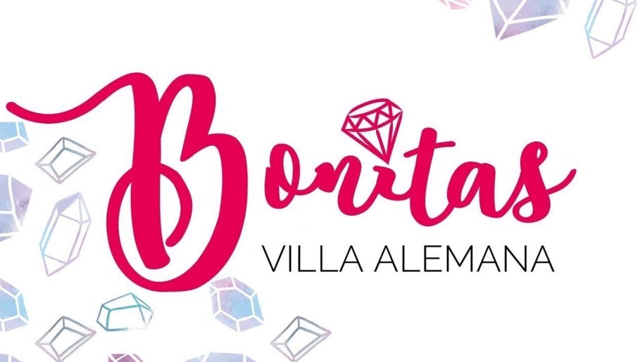 Logotipo brillante de Bonitas Villa Alemana, Valparaíso, CL con diseño de diamantes.