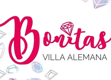 Logotipo brillante de Bonitas Villa Alemana, Valparaíso, CL con diseño de diamantes.