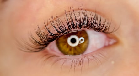 Close-up of expertly crafted lashes at Urban Tan Lash & Beauty, Maroochydore, Queensland, AU.