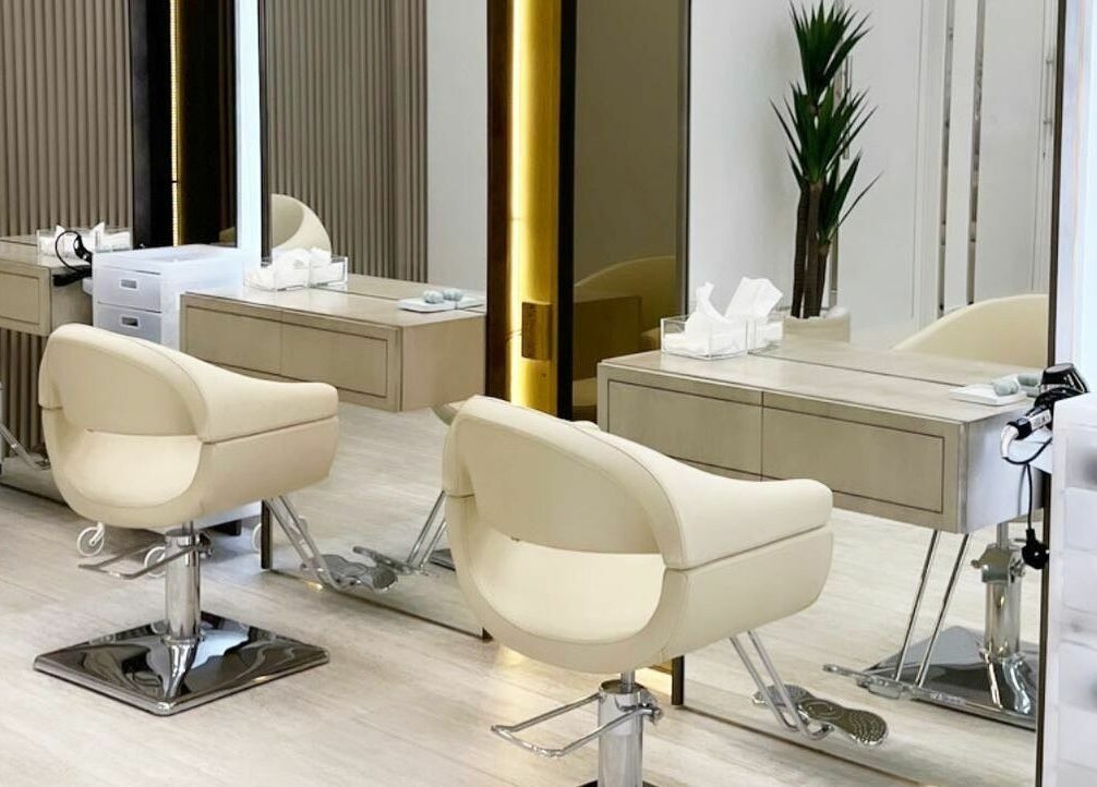 Luxurious salon interior at The Cloud Spa, Abu Dhabi, Abu Dhabi, AE, offering premium beauty services.