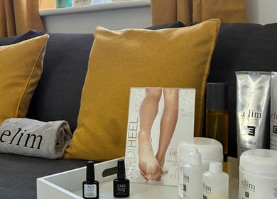 Relaxing beauty products and cozy setup at Bumble Bee Bee-auty, Dukinfield, England, GB.
