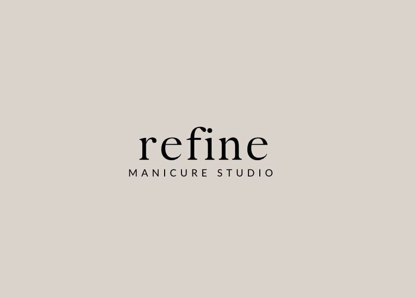 Refine Manicure Studio logo in sleek design, Surrey, British Columbia, CA.
