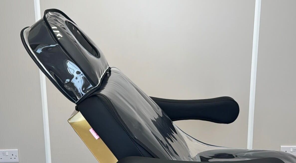 Comfortable treatment chair at Shani-Anne Aesthetics and Medical Tattooing, Hornchurch, England, GB.