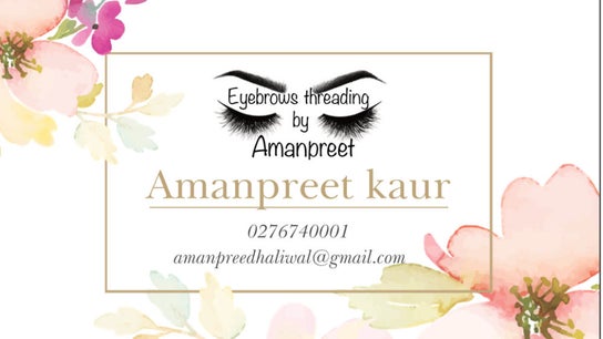 Eyebrows threading by Amanpreet