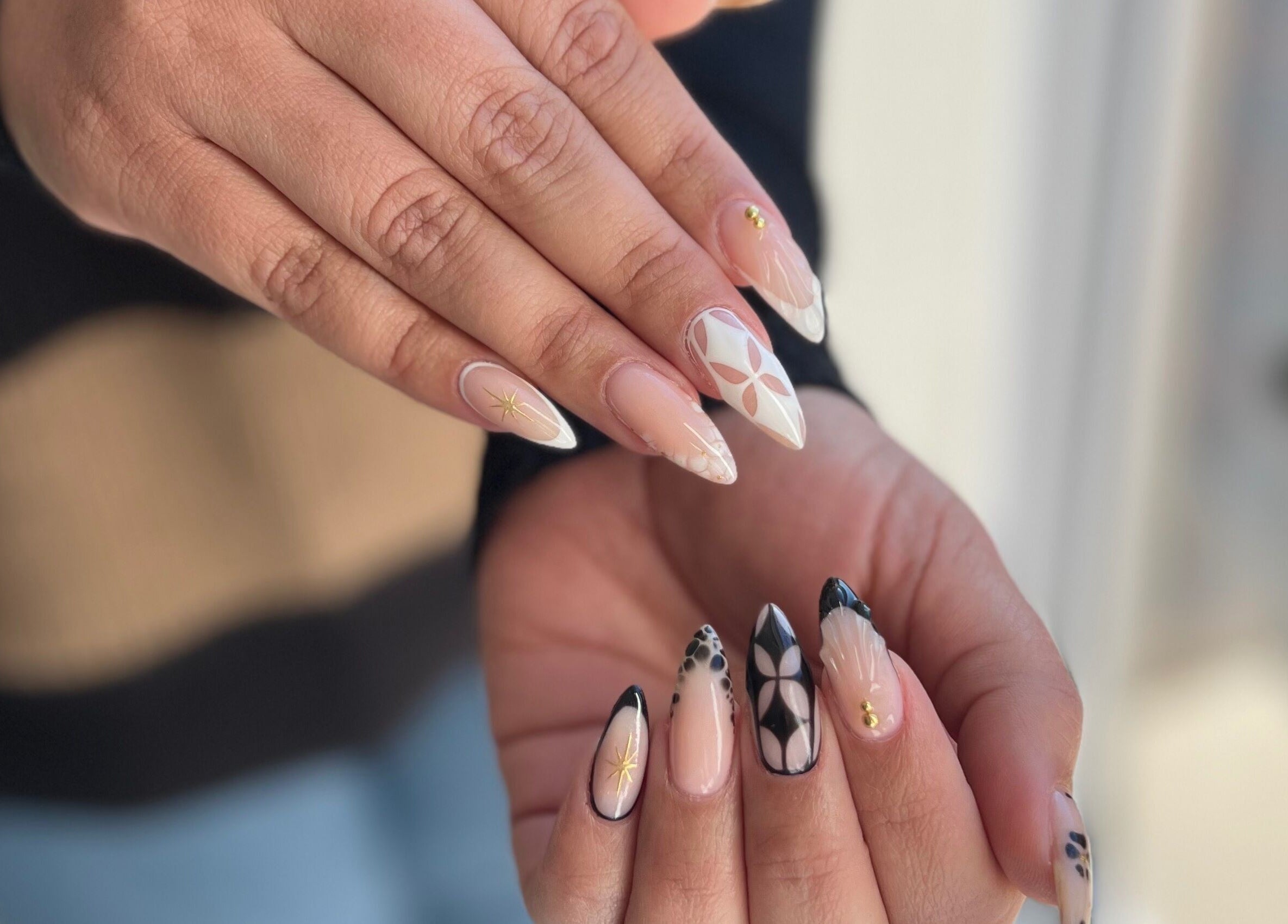 Elegant nail art at Beauty by Design, Gqeberha, Eastern Cape, ZA showcasing intricate designs.