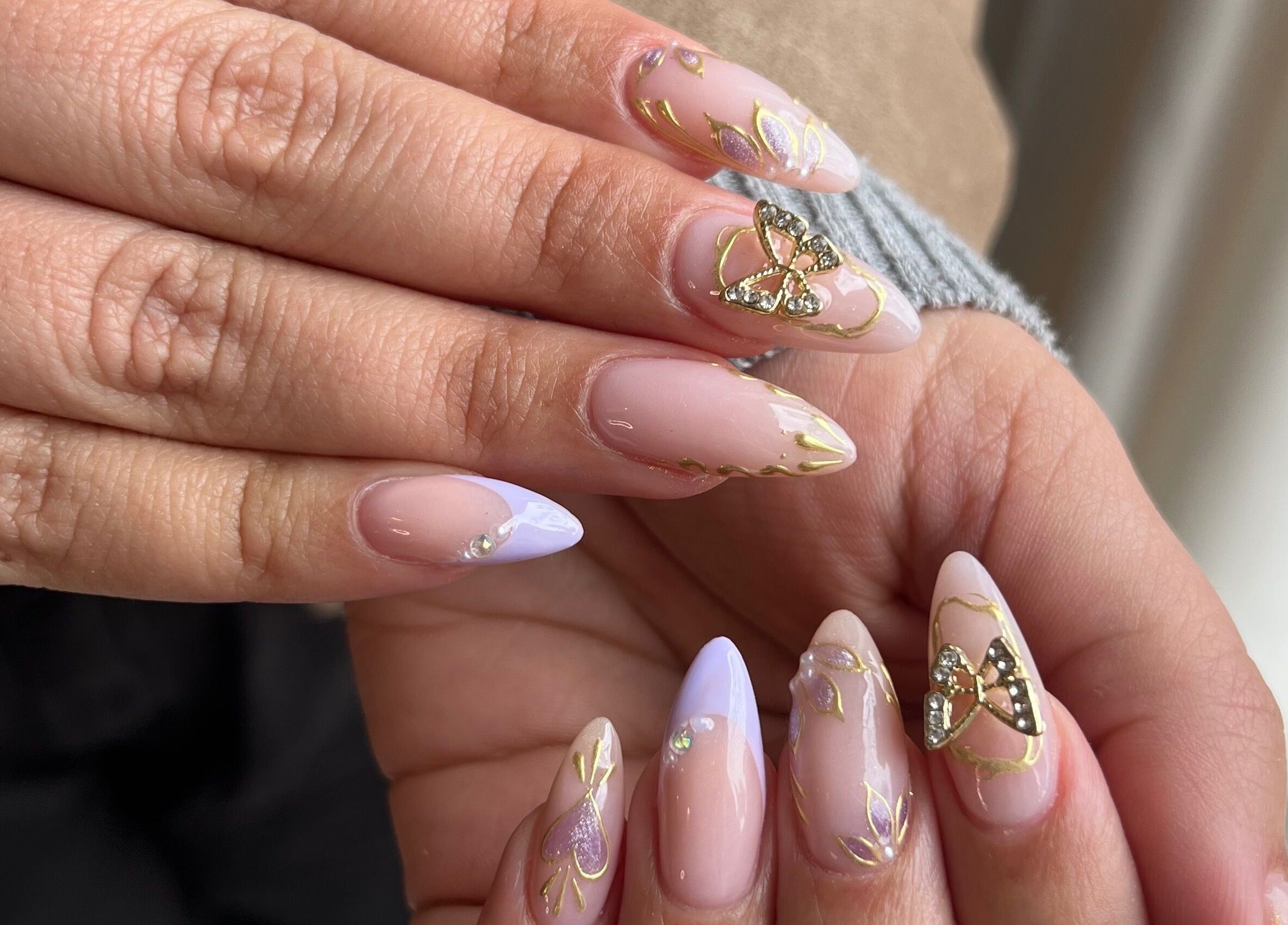 Exquisite nail art at Beauty by Design in Gqeberha, Eastern Cape, ZA.