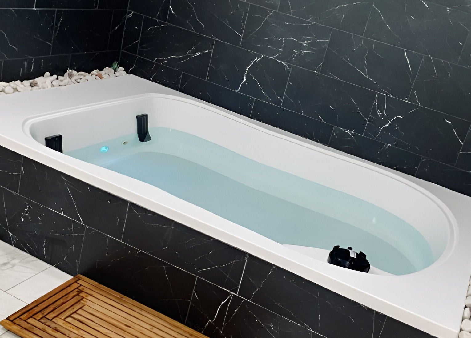 Luxurious bathtub at The Valley Day Spa and Salon, Pender, Nebraska, US offers a serene relaxation experience.