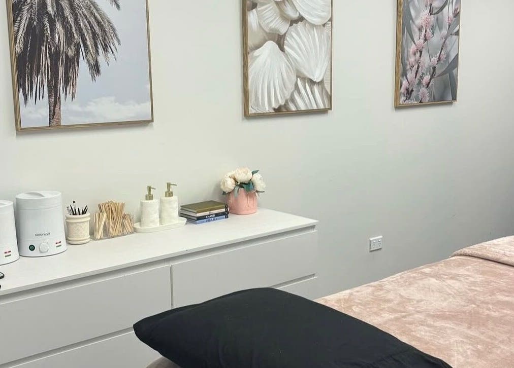 Beauty & Beyond luxury treatment room with decor in Whangārei, Northland Region, NZ.