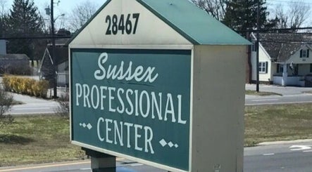 Sussex Professional Center sign near Maria Rodriguez - Aesthetician in Millsboro, Delaware, US.