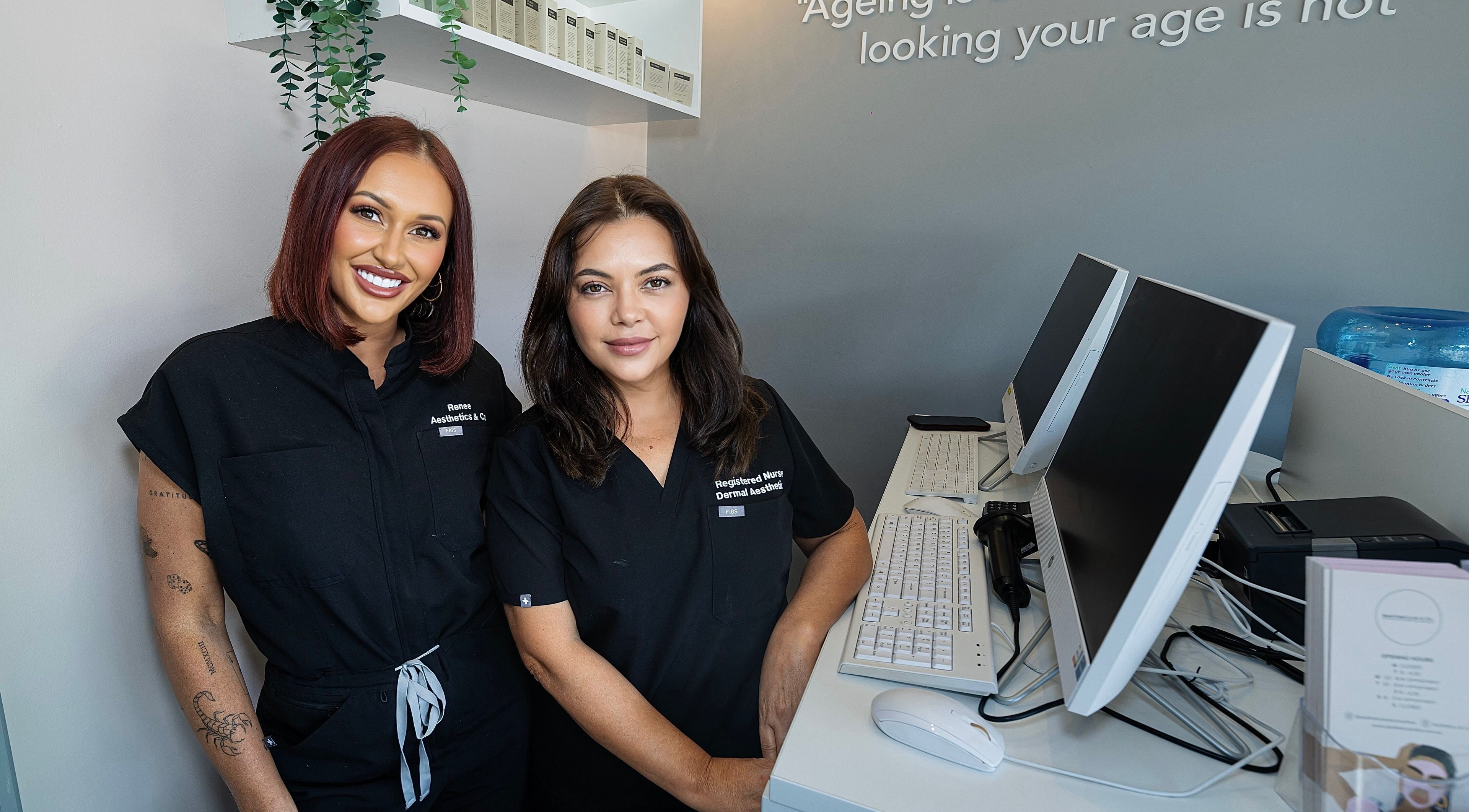 Team at Aesthetics and Co. in Melbourne, Victoria, AU offering personalized beauty consultations.