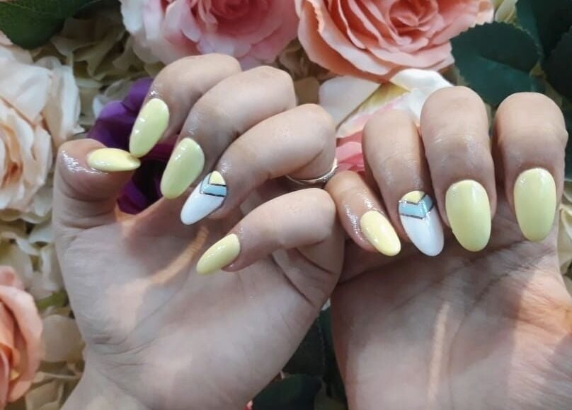 Elegant pastel nail art at Hype Ladies Salon - Al Nahda Branch, Al Nahda, Dubai, AE.