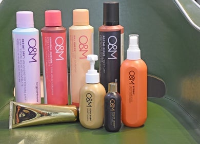 O&M haircare products at Look Wellness Studio in Quincy, Illinois. Premium styling essentials for vibrant hair.