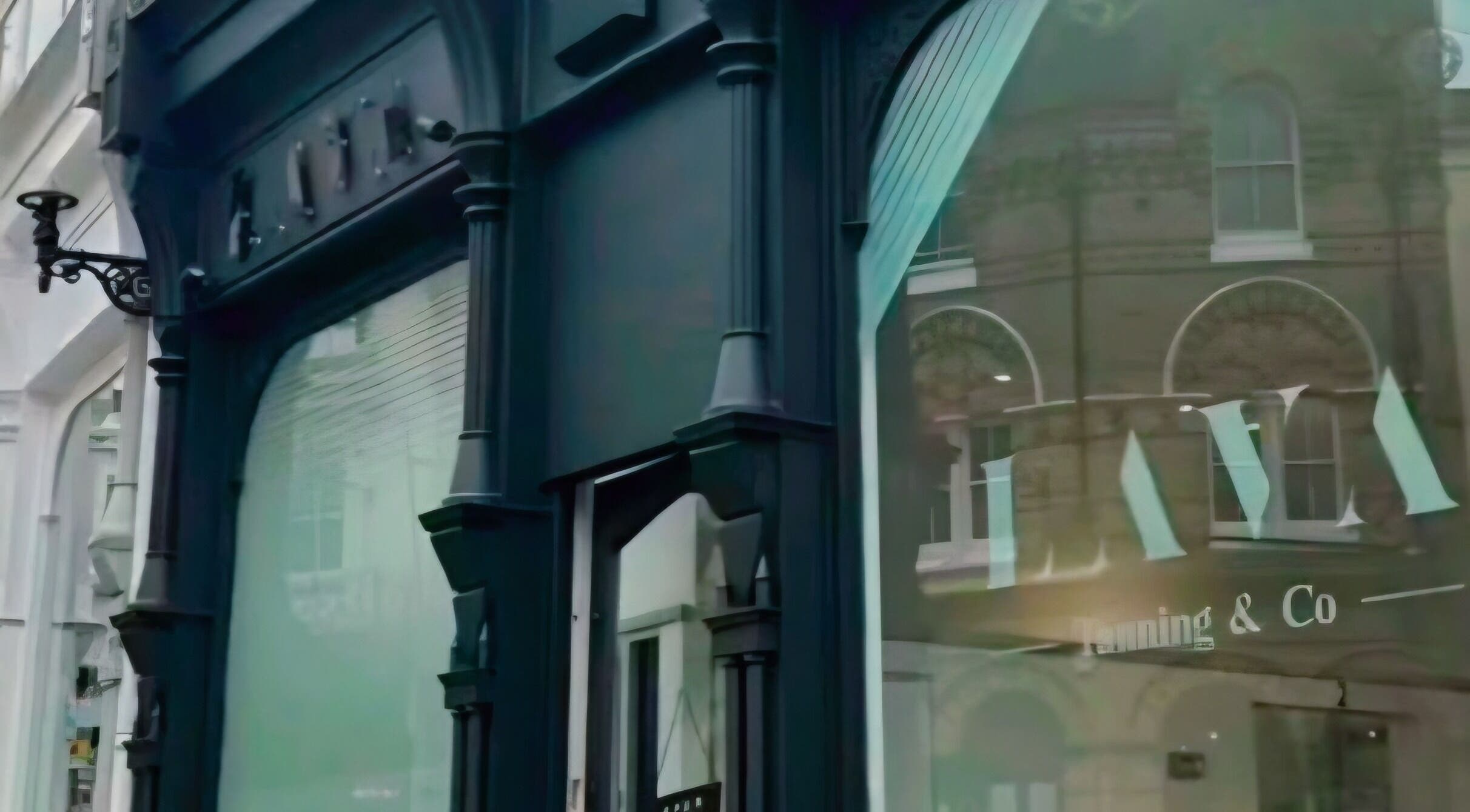 Elegant storefront of Nikita Connie Hair in Folkestone, England, GB with stylish architecture.