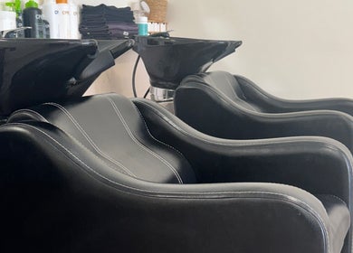 Luxurious shampoo chairs at Sarah Emily Hairstylist in Shailer Park, Queensland, AU.