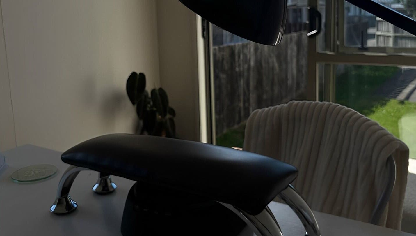 Comfortable spa chair with plush blanket at Sterling Co., New Plymouth, Taranaki, NZ.