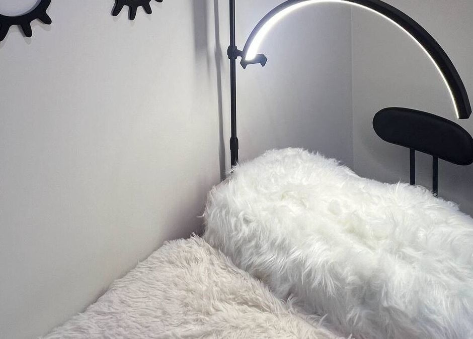 Plush treatment bed at Blink & Bling, Gungahlin, Australian Capital Territory, AU. Ideal relaxation setup.