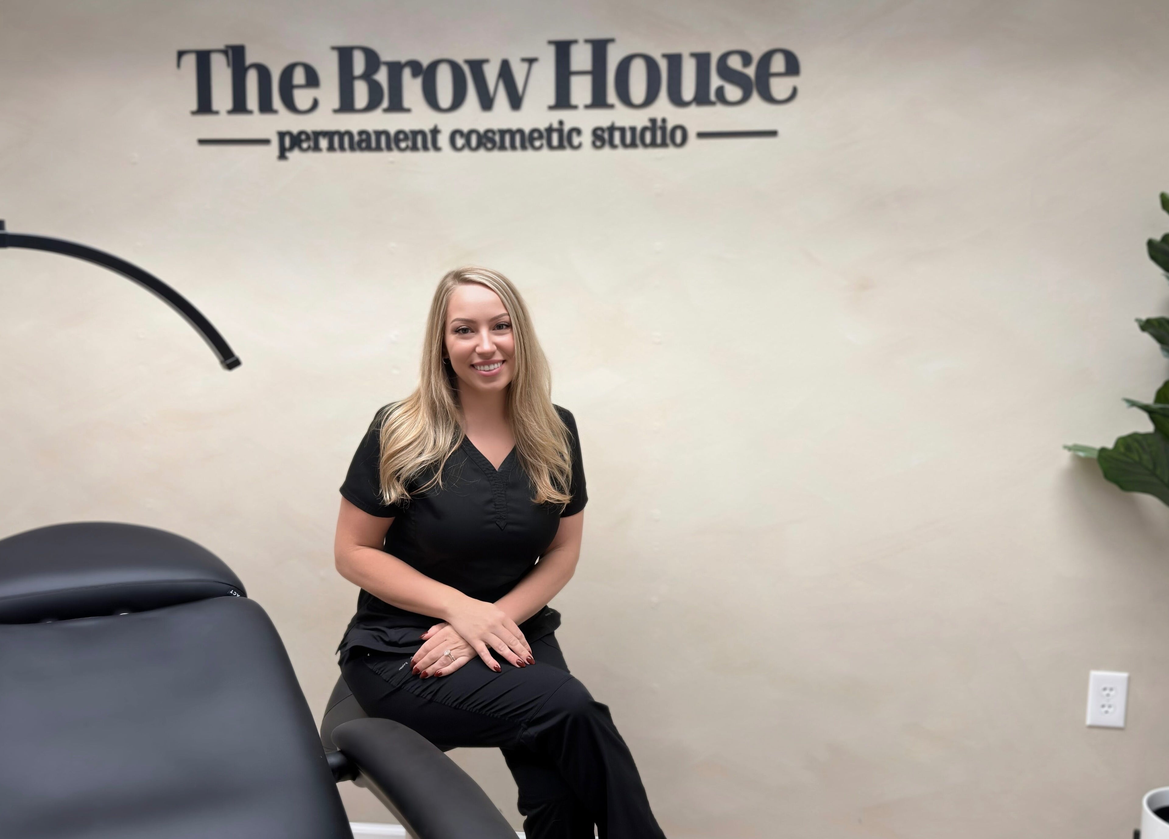 Friendly professional at The Brow House on Mill in Danville, Pennsylvania, US, welcoming clients.